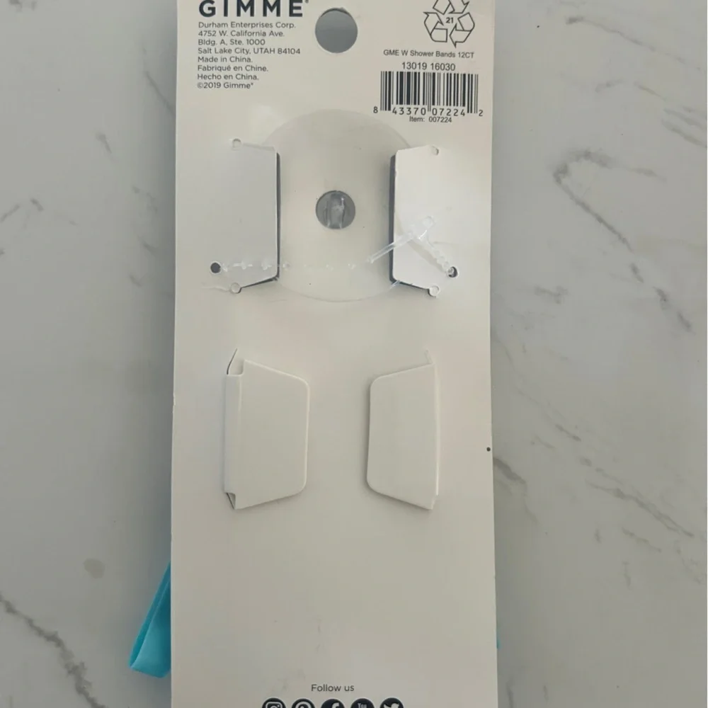 GIMME Up & Dry Shower Hair Bands – 12-Pack - NWT